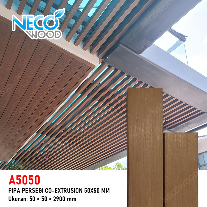 Pipa Persegi Co-Extrusion 50×50 mm