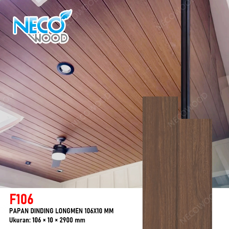 Papan Dinding Longmen 106×10 mm