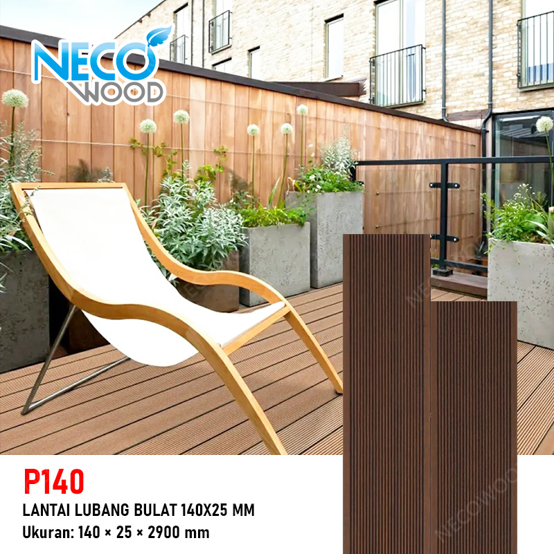 Lantai Lubang Bulat 140×25 mm