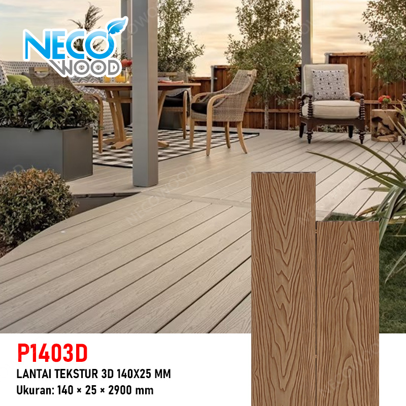 Lantai Tekstur 3D 140×25 mm